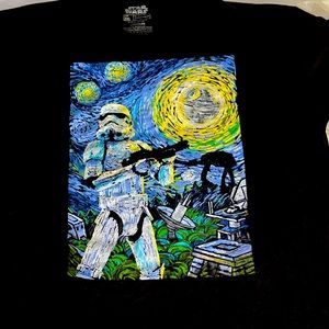 🪐Storm trooper/Starry night tee